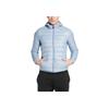 EA7 Casual Solid Color Zipper Hooded Long Sleeve Down Jacket Men Jackets Blue 8NPB02-PN29Z-1506