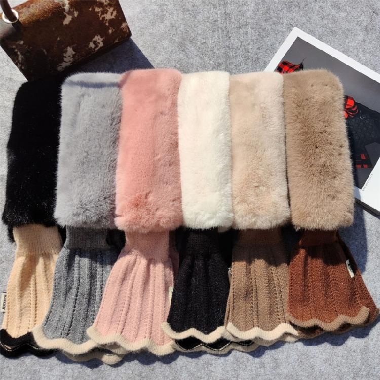 Warm Cross Knitted Scarf Patchwork Autumn Winter Neck Scarf for Women Girls
