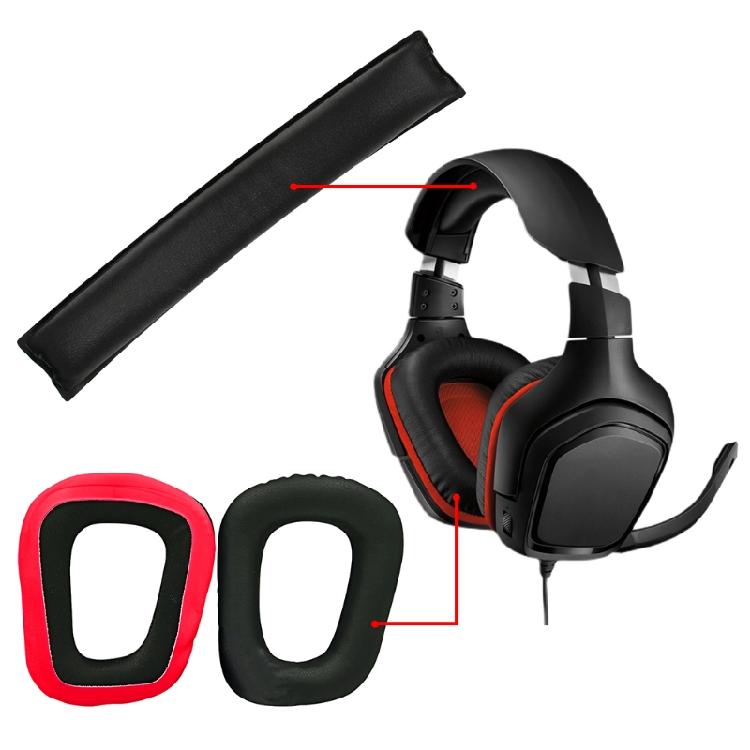 1 Pair Soft Earpad Cover Earphone Holster for Head Beam for G331G332 G432 G431 G