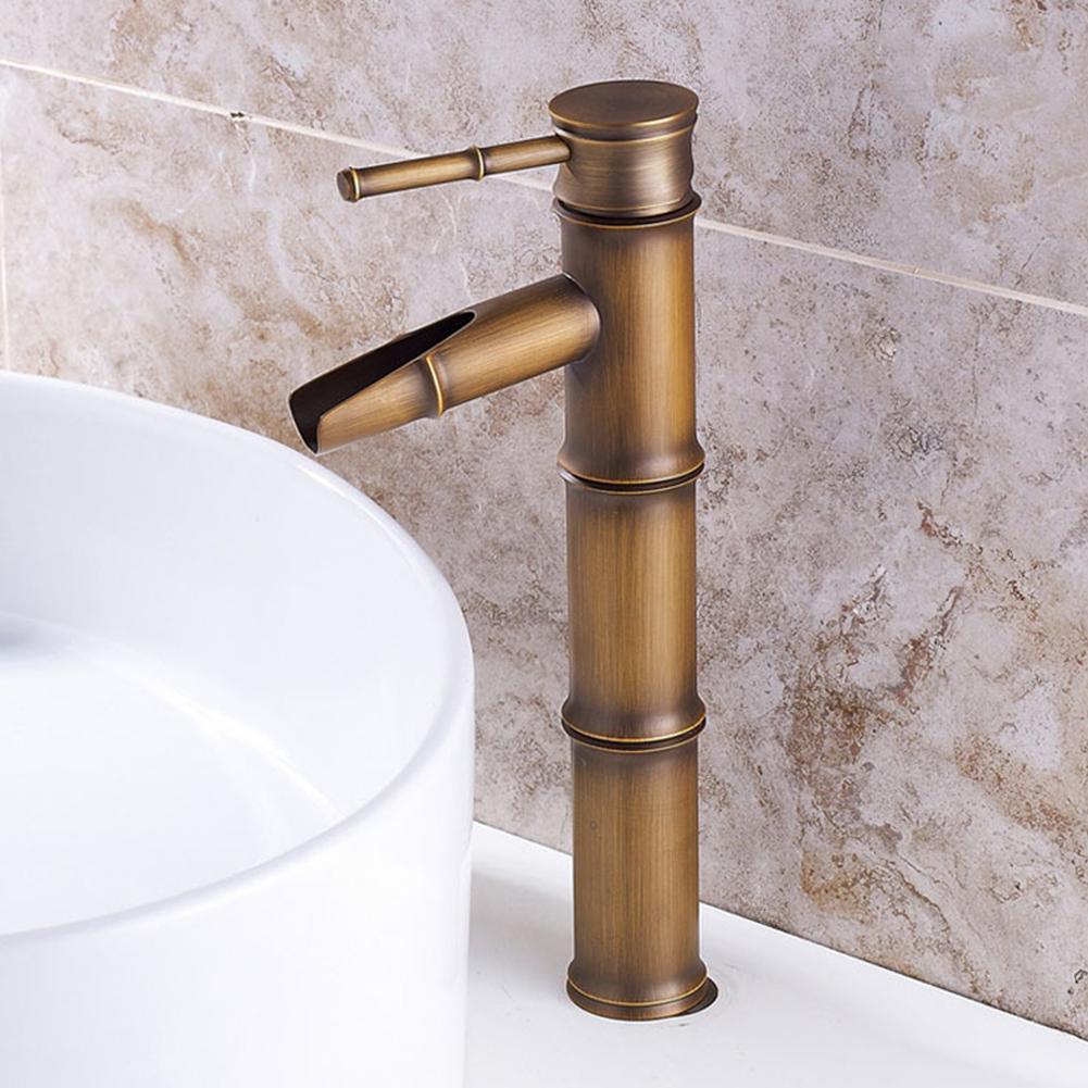 Basin Faucet Deck Mounted Hot And Cold Water Mixer Tap