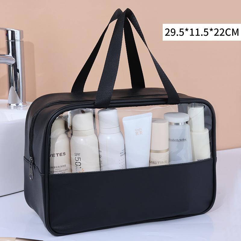 Portable Travel Cosmetic Bag Women Transparent Makeup Bags Large Capacity Bath Wash Bag Multifunction Waterproof Storage Case