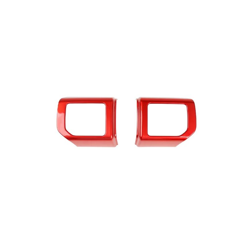 

For Kia PV5 2026 2026 Car Turning Carbon Fiber Steering Wheel Trim Cover Automobile Interior Accessories червоний