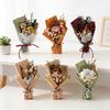 Mini Buquê de Flores Secas Gipsofila Seca Decoração de Rosa Pequeno Buquê Floral Romântico Dia dos Namorados