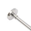 Shower Curtain Corner Rail, Adjustable Shower Curtain Angle Rod, 45-75 cm Drill Stainless Steel Bathroom Shower Rail
