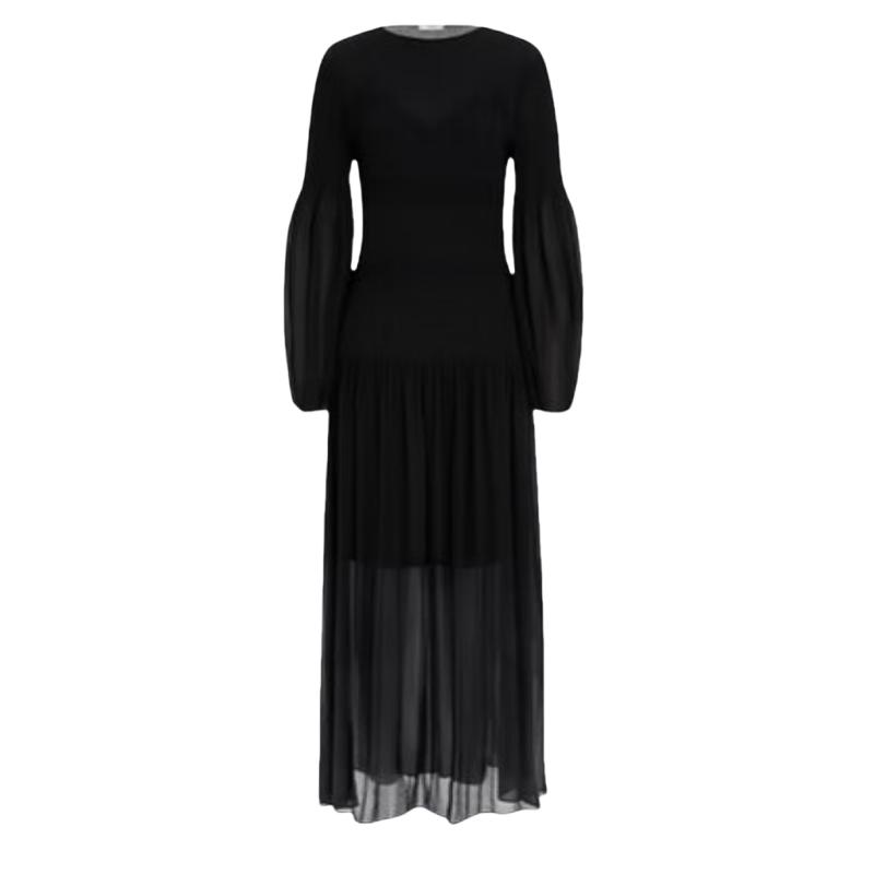 

Edition Women s Pleated Retro Palace Style Long Dress L 170