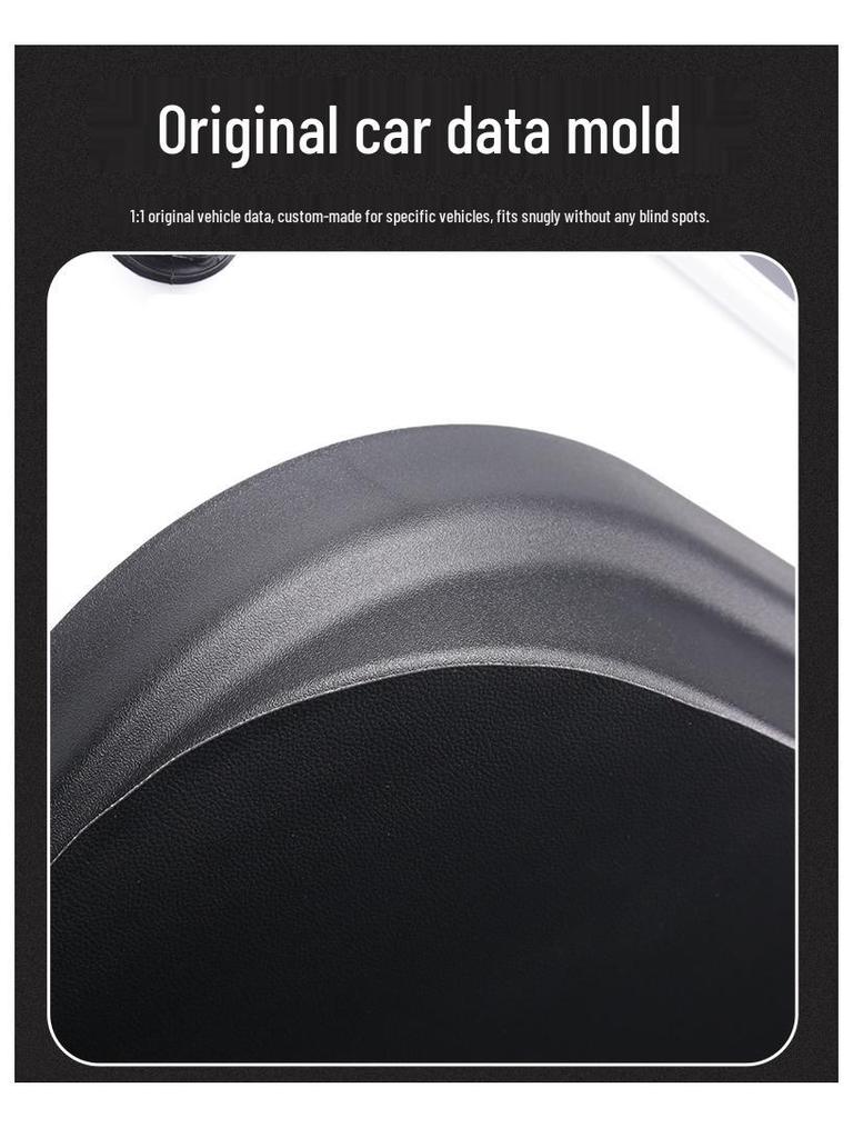 Jike 7X Car Trunk Kick Pad & Tailgate Protector - Interior Mod Sticker & Accessory.