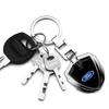1Pcs 3D Metal Key Rings Car Emblems Keychain For Ford Focus 2 3 4 Mondeo MK1 MK2 MK4 MK3 Fiesta ST Line Kugo Transit Escape Fusion Explorer
