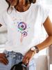 Star Lovely Style Trend Clothing Fashion Tee Women T-shirt Summer Short Sleeve Print Clothes Graphic T Shirt Female Tee Tops