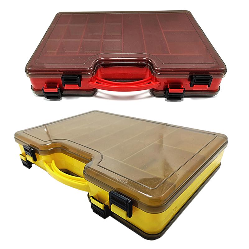 Fishing Tackle Boxes Large Space Double Multi-function Lure Box Free Space
