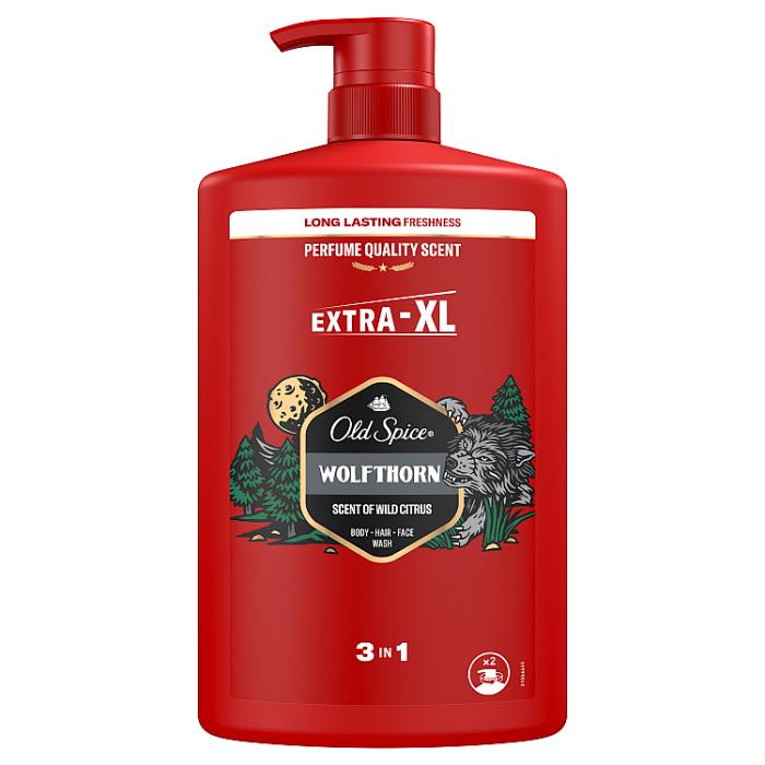 Old Spice Spice Wolfthorn Duschgel und Shampoo 1000 ml