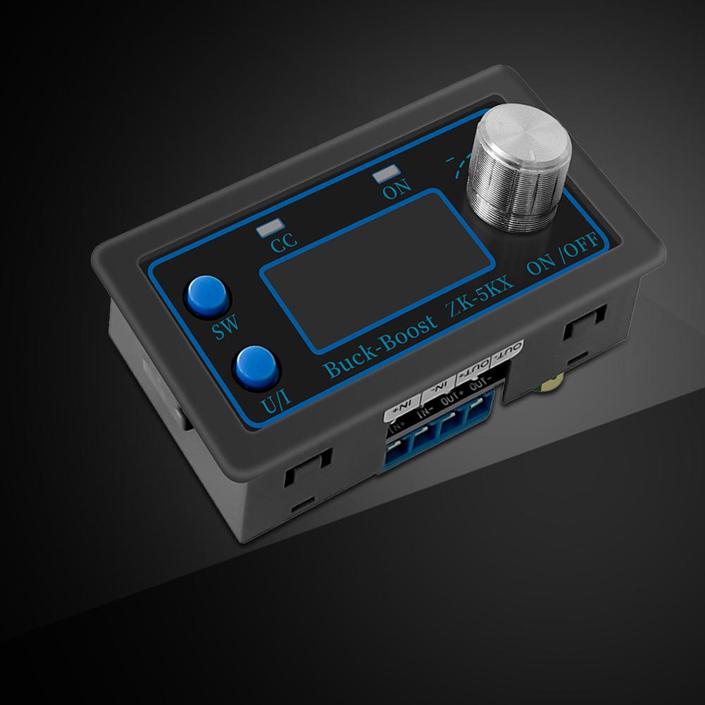 ZK-5KX Step Up Down Power Module 5A Max Adjustable Regulated Laboratory Power Supply 80W LCD Display for Electronic Equipment