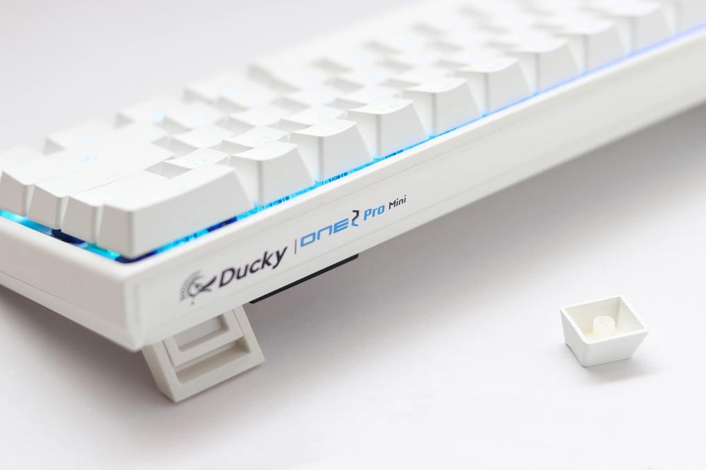 Ducky One 2 Mini Pro Pure White RGB LED PBT Mechanical Keyboard MX Gaming Official Japanese Distributor Warranty 60% Double-Shot (Cherry Brown)