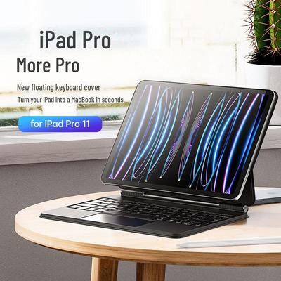 iPad Air 11 Magnetic Suspension Bluetooth Keyboard Case with Smart Touch External Keyboard