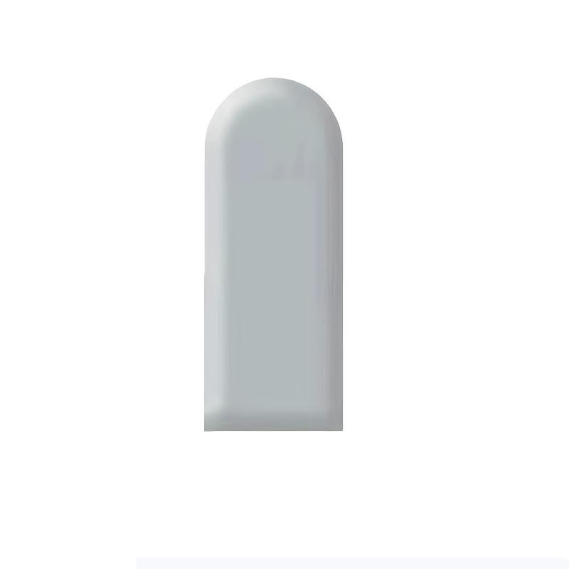 

1Pc 7.87x15.74in Protective Technology Cloth Bed Headboard Self-Adhesive Soft Material Wall Backrest Wall Sticker Bedroom Wall 20x40cm светло-серый