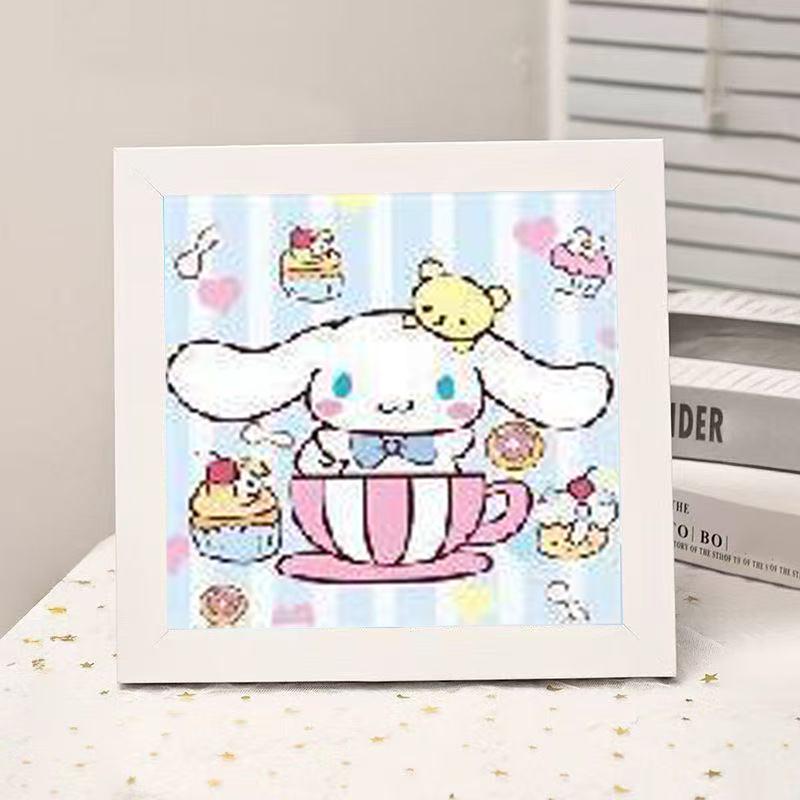 High-End Diamond Painting Diy Van Gogh Starry Sky Cat Creative Handmade Toy Table Decoration Diamond Painting With Frame