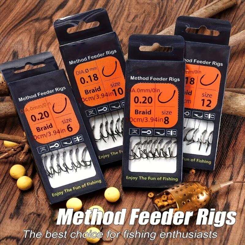 Barbed Angling Hook Durability Carbon Steel with Storage Box for Organized Fishing Trip and Travel