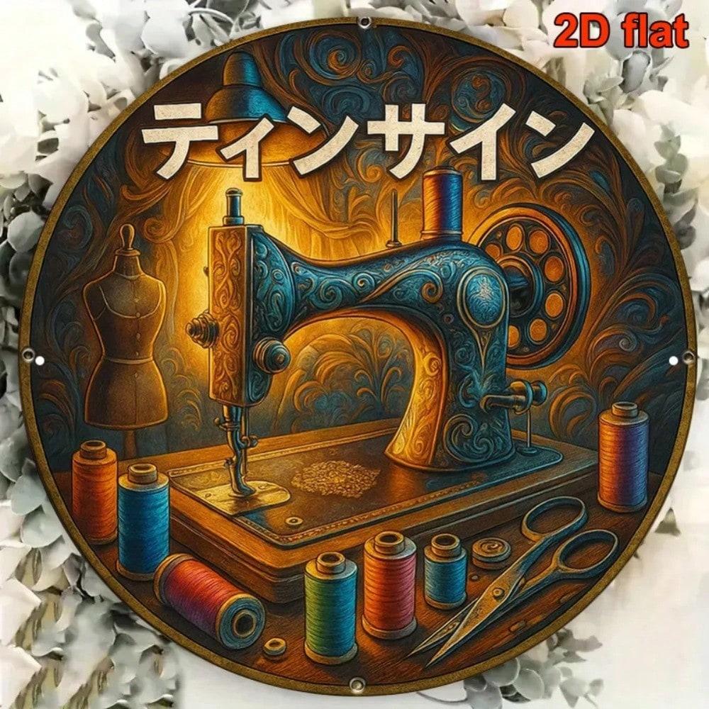 Tin Sign 2D Metal Wall Art Decorative Hanging Accessory Home Decor