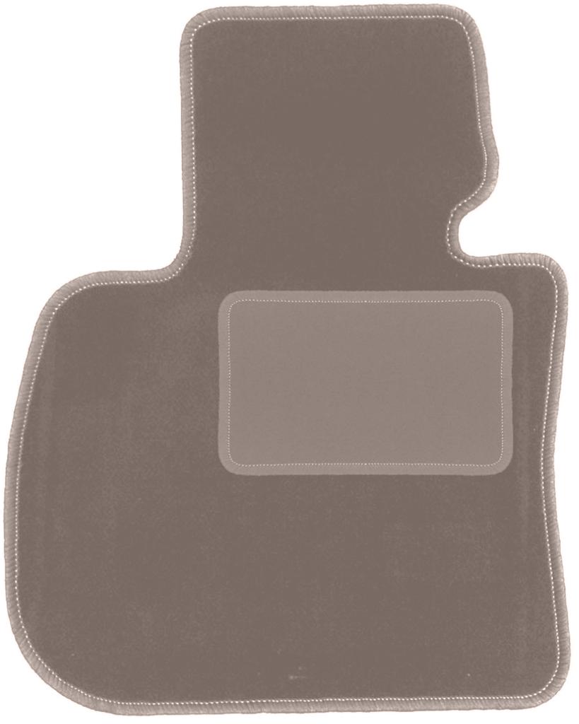 Beige driver's mat for: BMW 2 F45 Active Tourer (2015-)