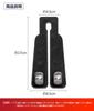 BLOKISAN Love 4 RAV4 Custom 50 Series XA50 Series All Series Car Seat Hooks Hidden Metal Double Hooks Heavy Load Capacity Car Accessories Waterproof
