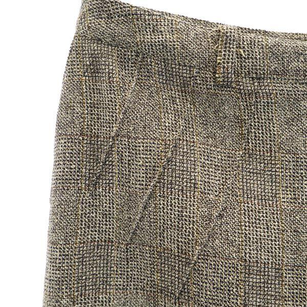 Salvatore Ferragamo wool blend Wide pants 38 Brown Women Used