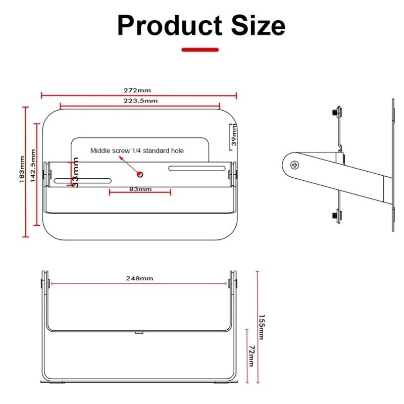 Projector Stand Rotatable Projector Mounting Bracket Easy Installation For Indoor Presentations And Entertainment