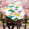 1PC Dinosaur StarsAutomatic Open/Close Umbrella with Windproof, 8-Rib Sturdy Canopy, Durable Ribs, Fashionable Design, Outdoor Accessory, Fun Prin, Ho
