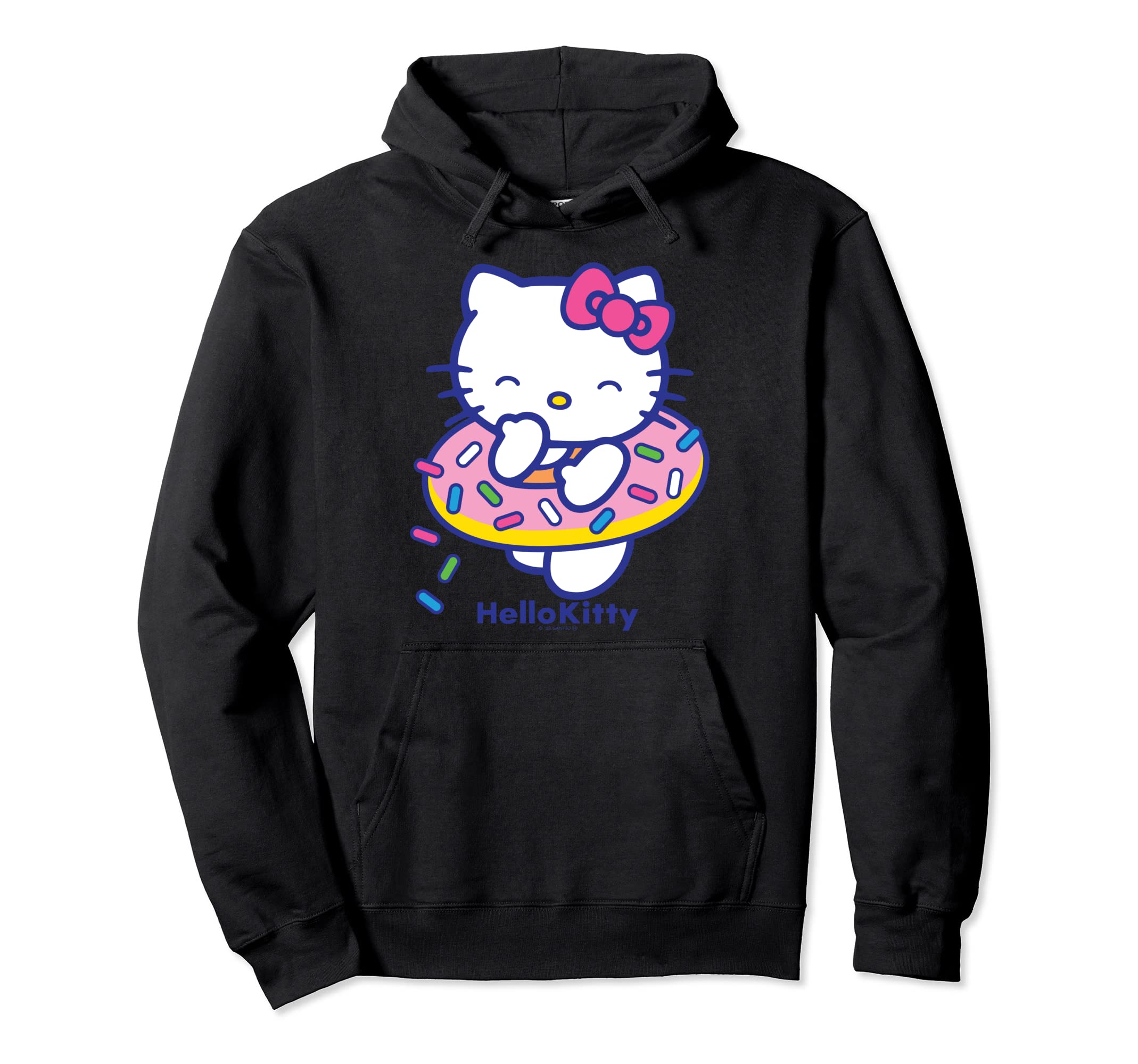 

Худи с принтом Hello Kitty в американском стиле чёрный