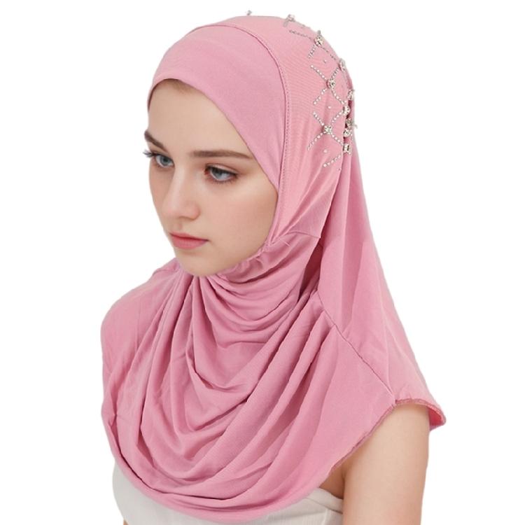 Woman Pray Islamic Hijab Large Turban Caps for Outdoor Religious Gatherings