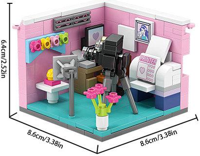 House Building Blocks Mini City Store Street View Snack Street Children'S Toys Boys And Girls Gifts Compatible With