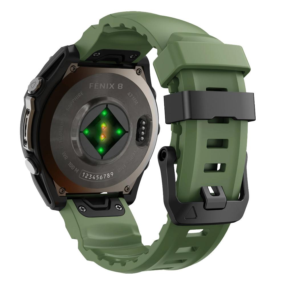 Rychloupínací 22mm 26mm řemínek pro Garmin Tactix8 Silikonový pásek pro Garmin Fenix 8/7X Pro/E Enduro 3 Náramek pro Forerunner 970-965/Instinct 3