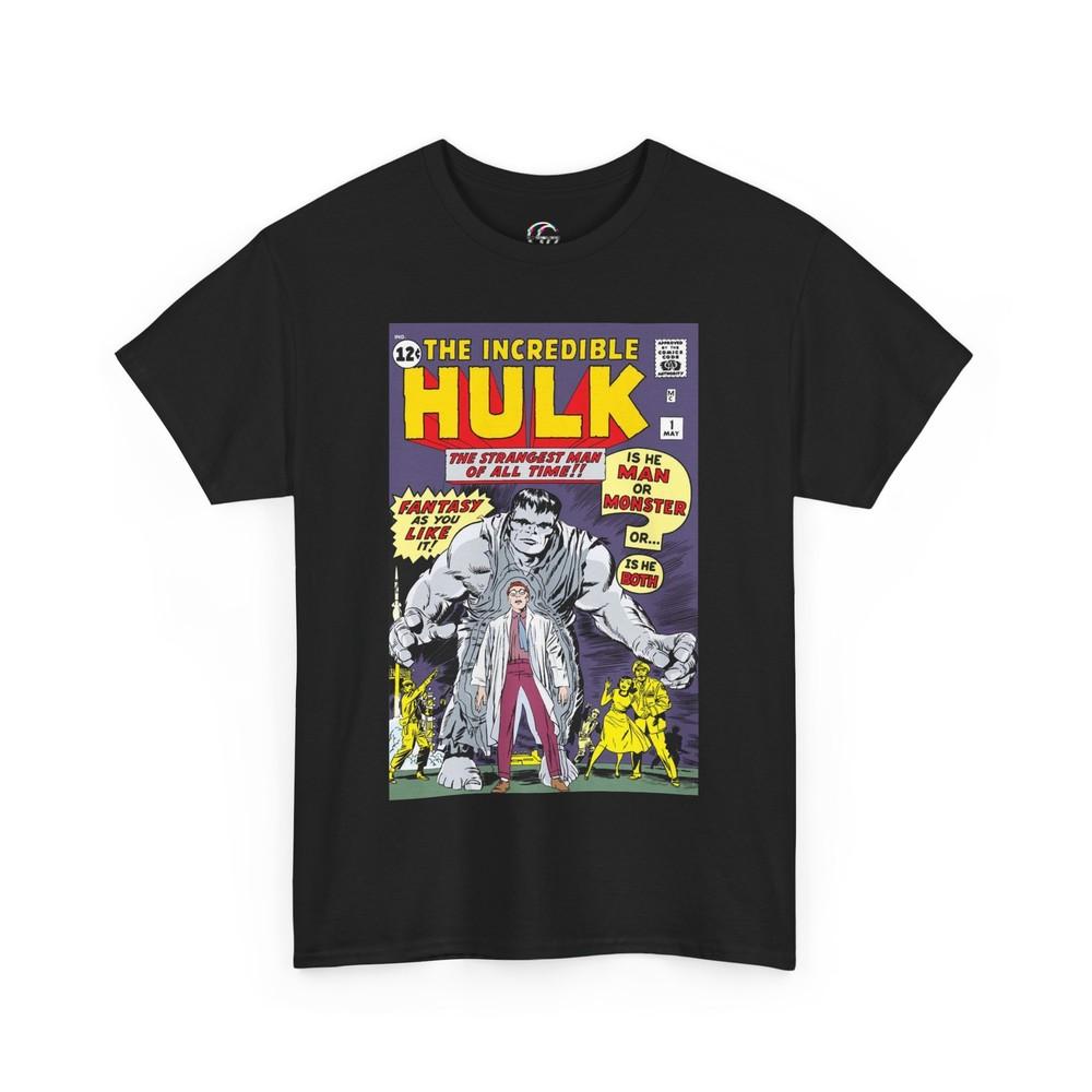 The Incredible Hulk Comic Book TShirt The Incredible Hulk 1 Vintage Comic Tee Unisex T-Shirt L