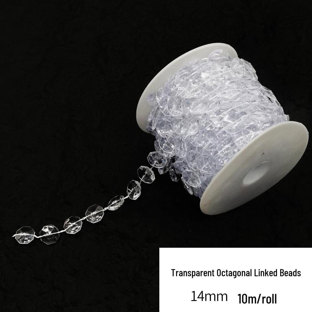 Double-Line Pearl Sunflower Snowflake Beads DIY Decoration