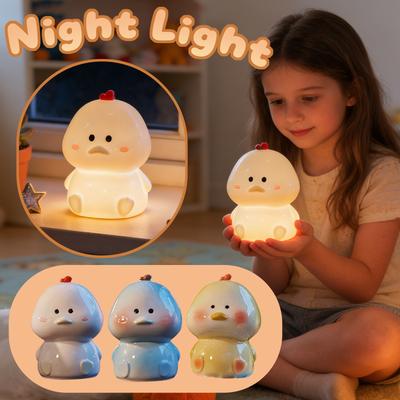 Cute Animal Night Light, -Sensitive Color-Changing, Rechargeable Bedside Light, Suitable For Children's Comfort Lighting And Decoration.