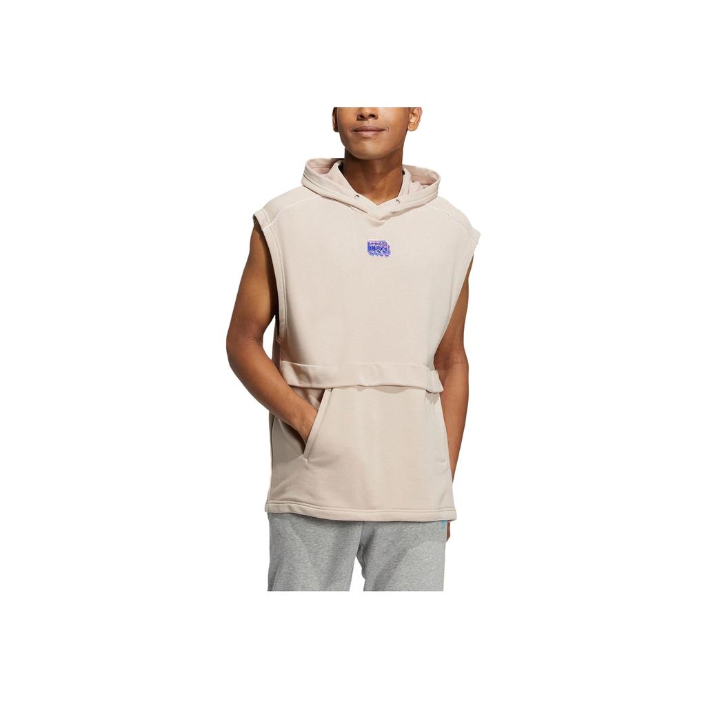 Adidas Hooded Sleeveless Vest Men Tops White IB7644