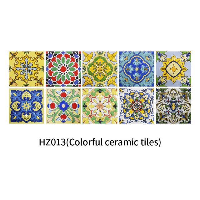 10-Sheet Peel and Stick Self Adhesive Removable Wallpaper Stick On Kitchen Backsplash Bathroom 3D Wall Sticker Tiles
