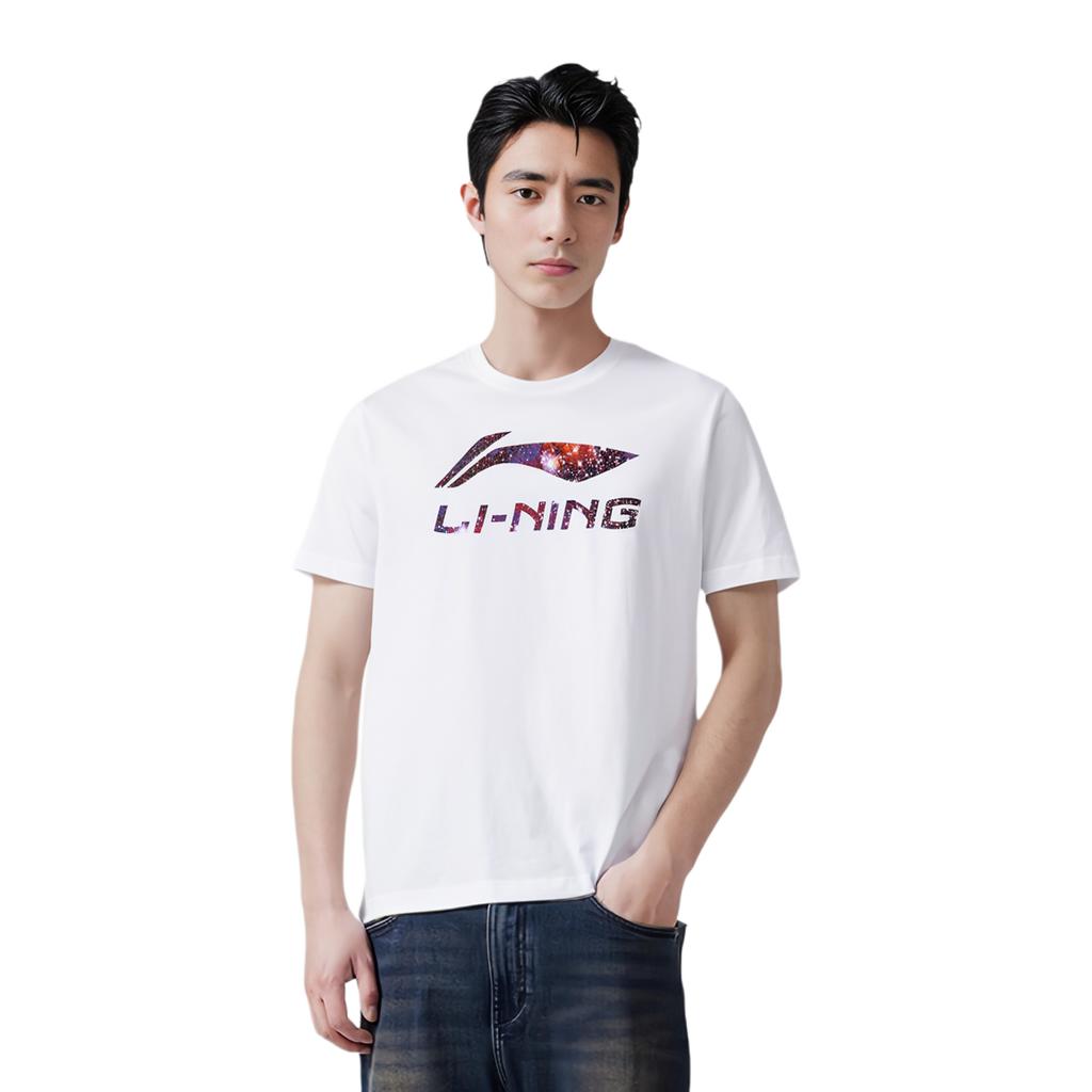 Li Ning T Shirts Unisex Crew Neck Moderate Straight Fit AHSS971-3