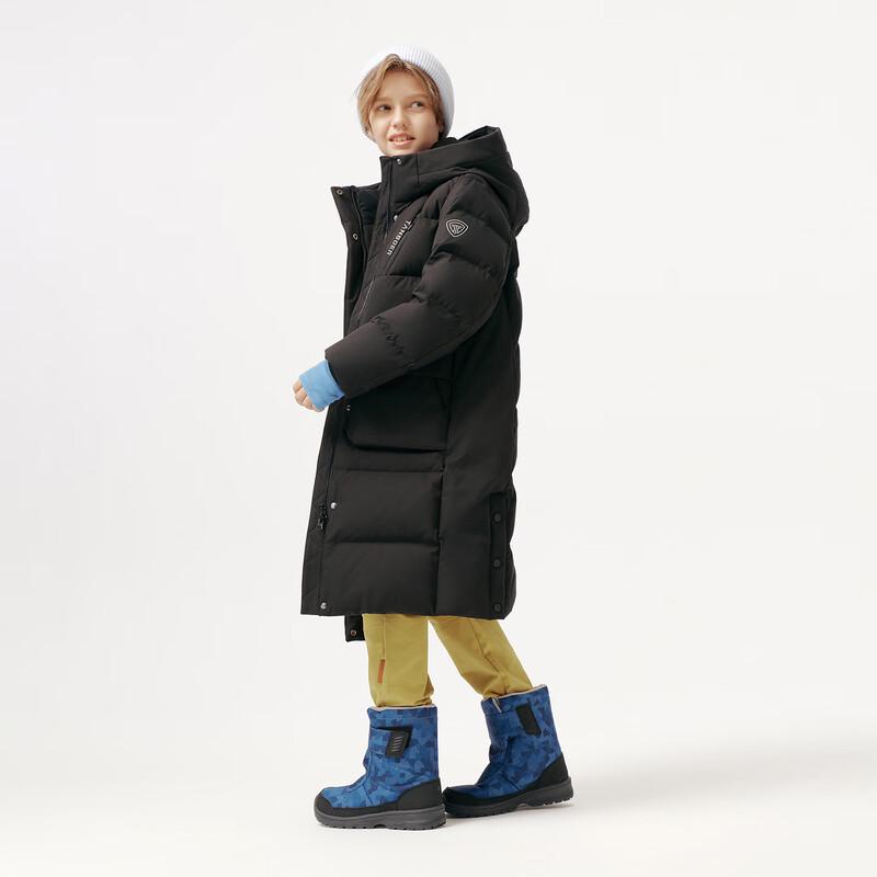 Tanboer Kids' Long Casual Warm Hooded Down Jacket TC5550801A