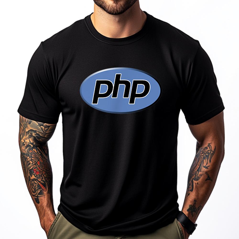 Php Programmer Computer Coders Developers Grahpic Tee Shirt Natural Clothes Free Shipping Clothes Casual - Men s Summer Cotto... S