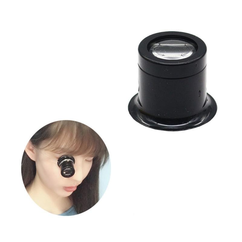 Jewelry Making Tools Portable Jewelry Loupe Magnifying Glass 3X/5X/10X /15X /20X Portable Monocular Magnifier Watch Lens
