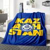 Kazakhstan Print Flannel Blanket High Quality Warm Comfortable Cover for All Seasons Perfect for Gifts Home Decor