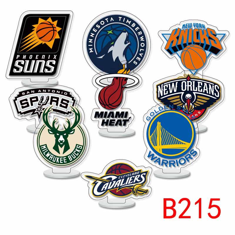 NBA Star Player Acrylic Standee: LeBron, Curry, Kobe, Durant 6cm Set Small Standee