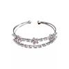 Minimalist Zircon Water Drop Butterfly Open Bangle Bracelet - Elegant, Versatile, and Fashionable Exquisite Hand Jewelry