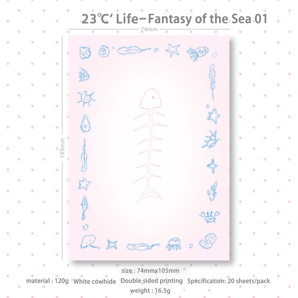 AGUGU23℃ Salt-Based M5 Sticky Paper, Non-Stick Korean- Planner, Diyins- M5 Planner Inner Page Message Sticky