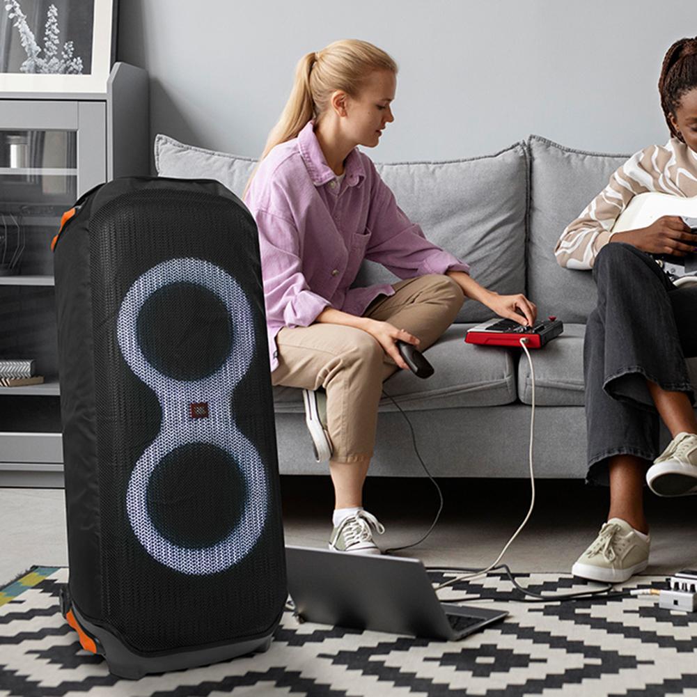 Portable Speaker Dust Case Lightweight Party Speaker Dust Cover Mesh Speaker Protective Cover for JBL Party Box 710 Accessories