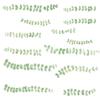 Self-Adhesive Floral Wall Decals Green Potted Plant Wall Stickers for Bedroom Headboard Living Room Decor
