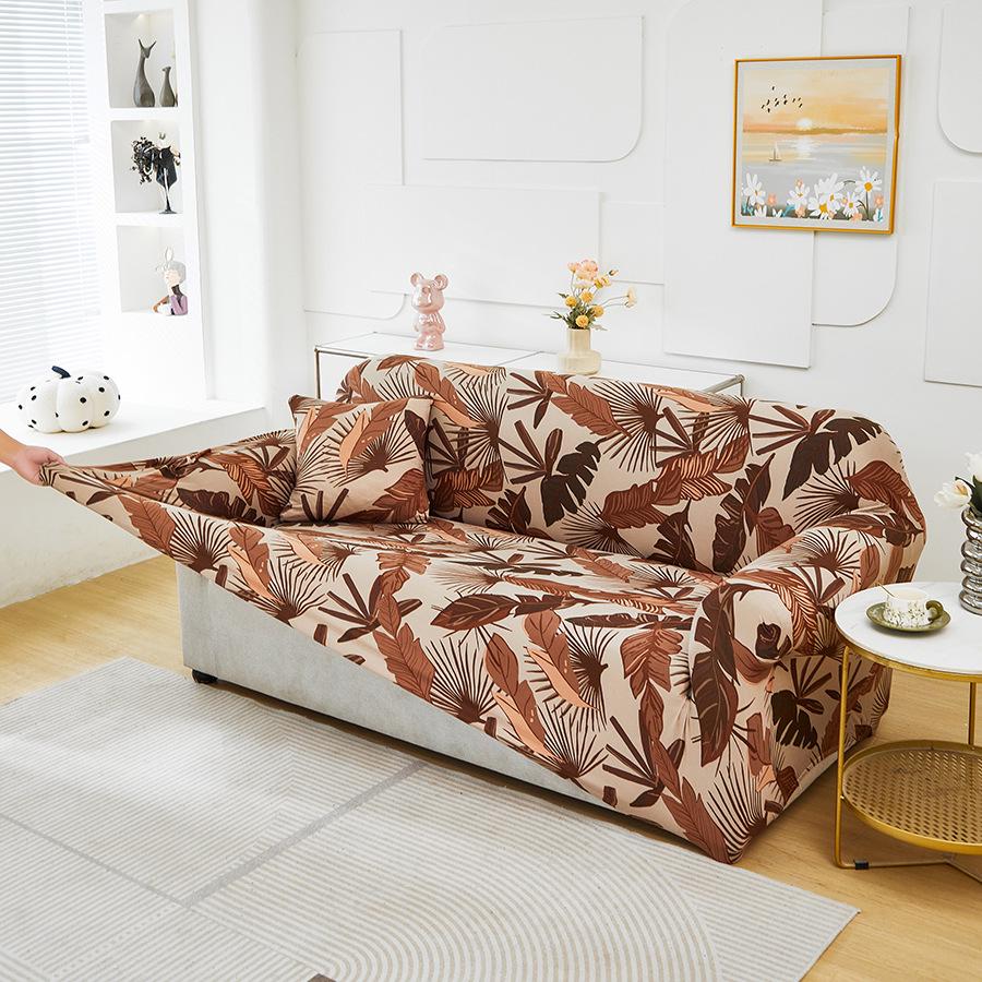 2024 Universal Anti-Slip Sofa Bed Cover: Printed, Dirt-Proof, Anti-Cat Scratch, Multifunctional for Living Room