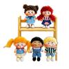 Plush Toy Keychain Hanging Charm With Messy Hair And Freckles For Teens Collectible Plush Gift