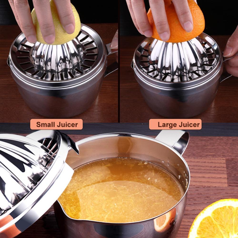 304 Stainless Steel Orange Juice Squeezer Handheld Hand Juicer Citrus Juicer  Kitchen and Dining