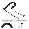 3.5mm Male To Male Spring Audio Aux Cable Headphone Speaker Cord for Phone Car