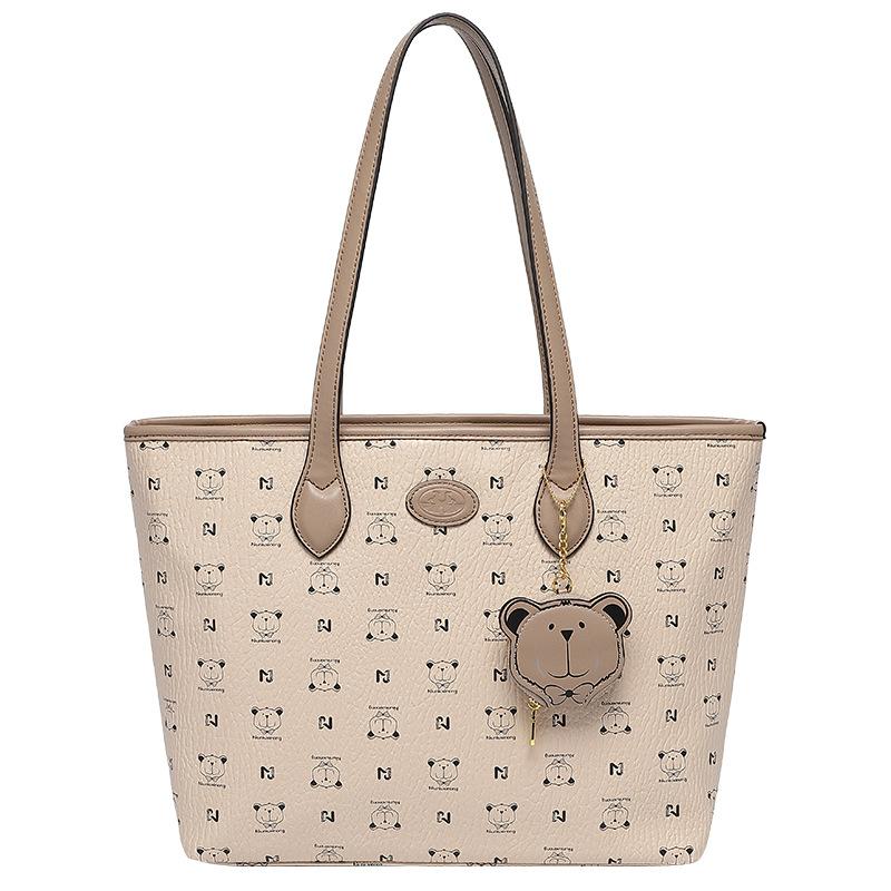 Bolsa Tote Grande Capacidade Feminina Verão Sacola de Compras Nova Bolsa de Mão Nicho para Ir ao Trabalho Senso de Alto Padrão Bolsa de Ombro